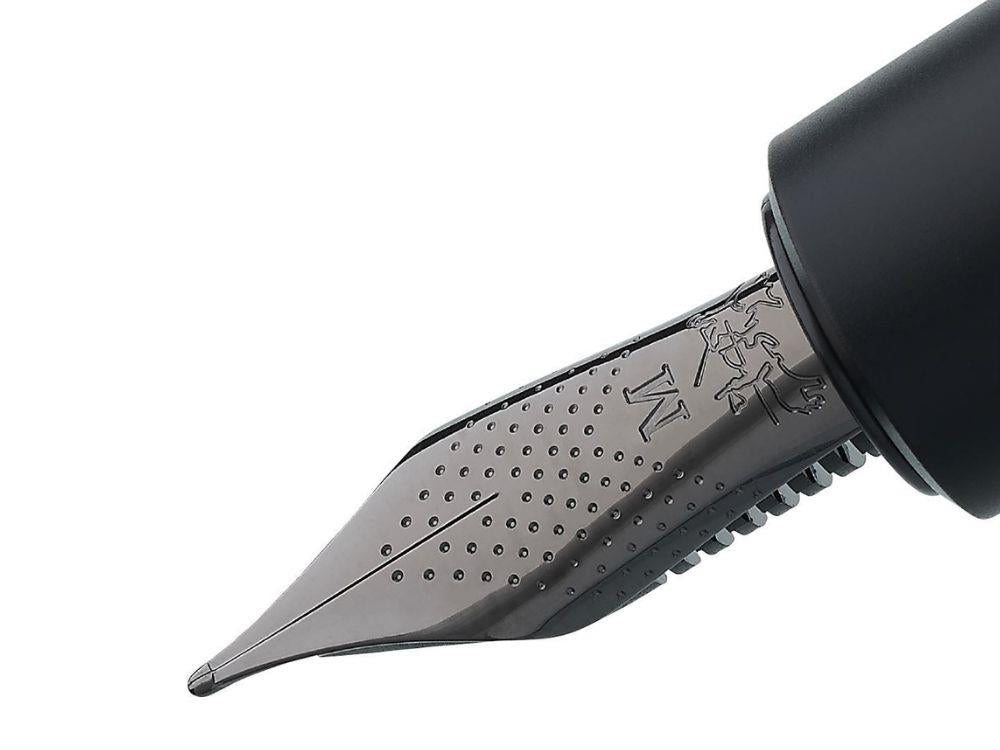 Faber-Castell E-Motion Pure Black Fountain Pen, 148620
