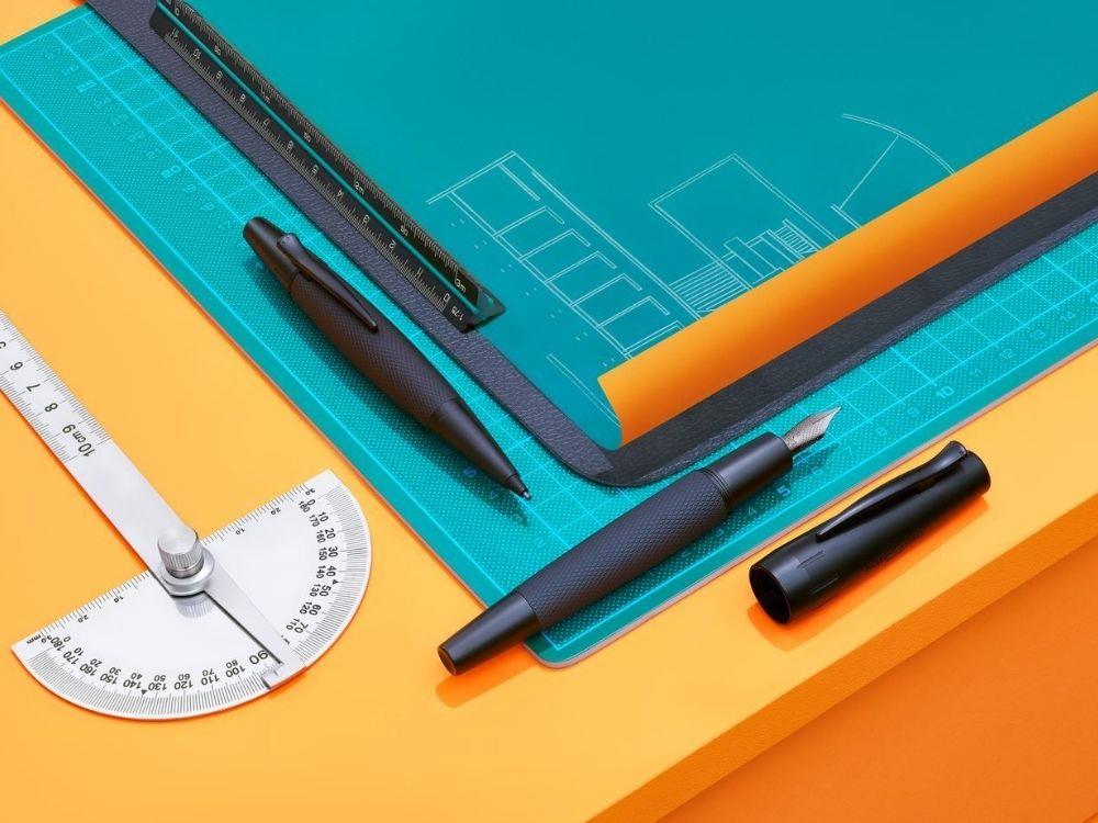 Faber-Castell E-Motion Pure Black Fountain Pen, 148620