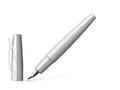 Faber-Castell E-Motion Pure Silver Fountain Pen, Metal, Silver, 148670