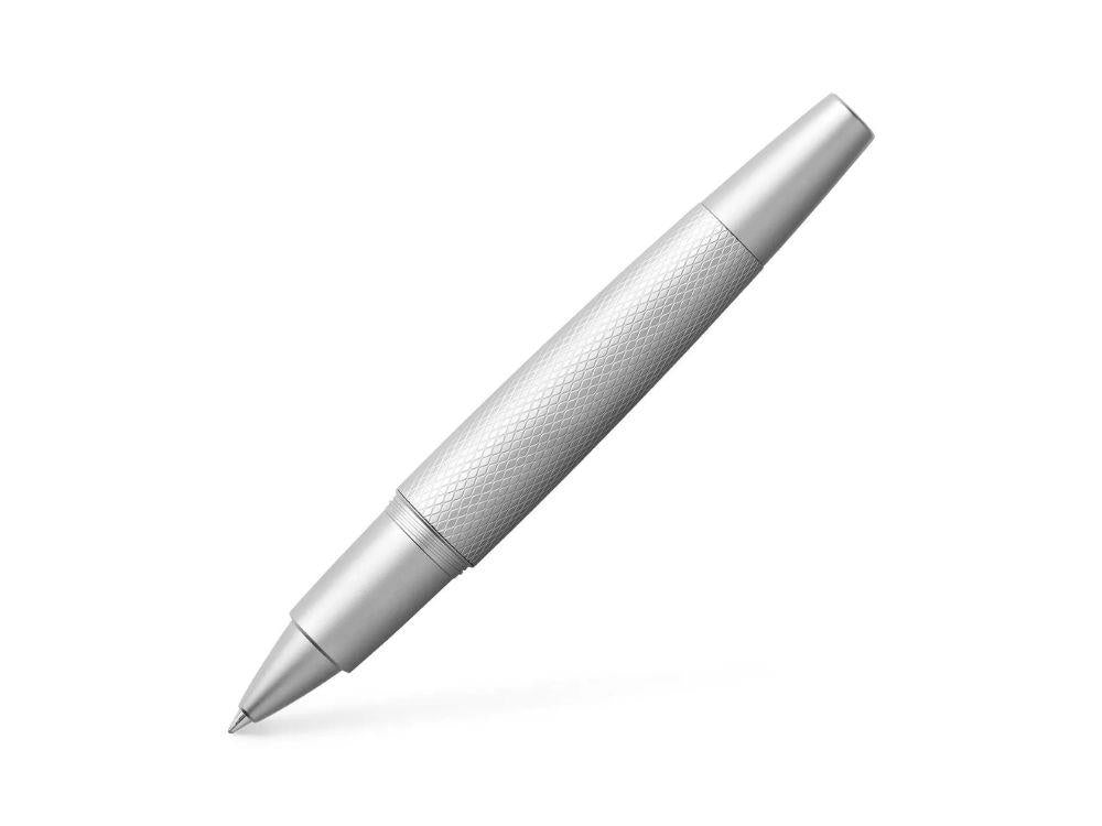 Faber-Castell E-Motion Rollerball pen, Metal, Silver, 148675