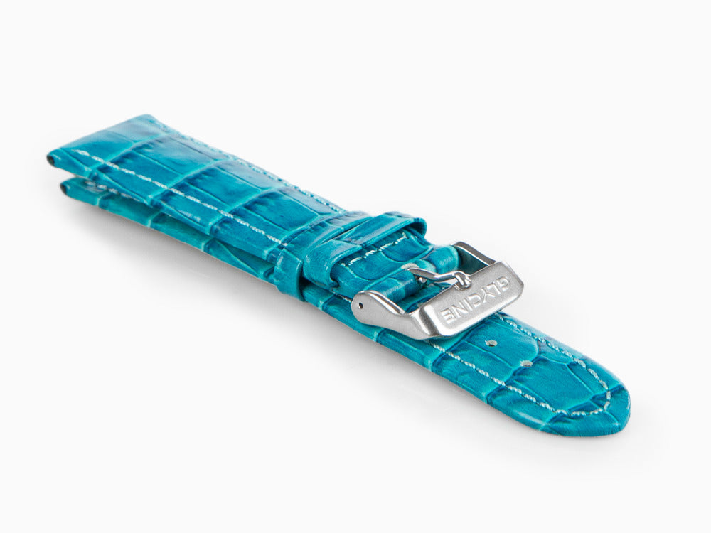 Glycine, Leather strap, 24mm, Blue, LBKTQ-24