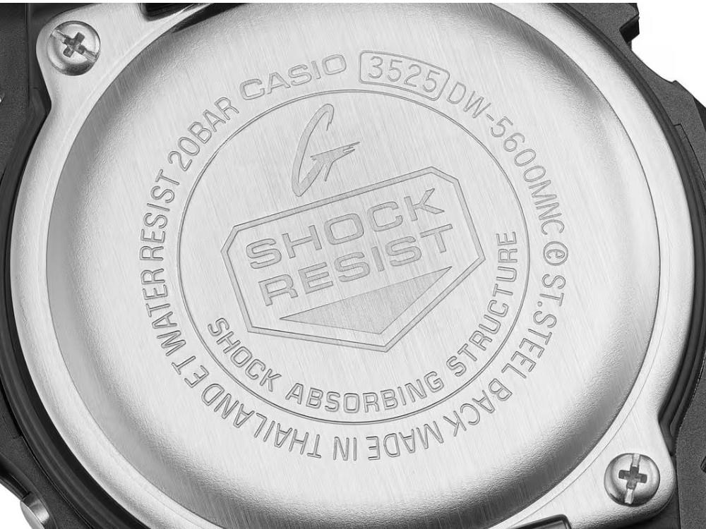 G-SHOCK Casio The Origin Quartz Watch, Black, DW-5600MNC-1ER