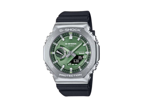 G-SHOCK Casio G-Steel Quartz Watch, Green, 49.3mm × 44.4mm, GBM