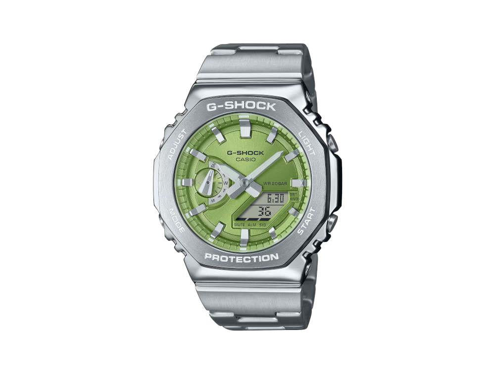 G-SHOCK Casio G-Steel Quartz Watch, Green, × GM