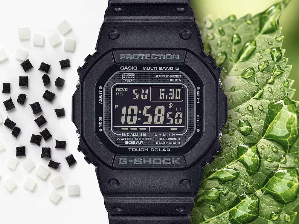 G-SHOCK Casio G-Steel Quartz Watch, Black, 48.9 × 42.8mm, GW-5000HS-1ER