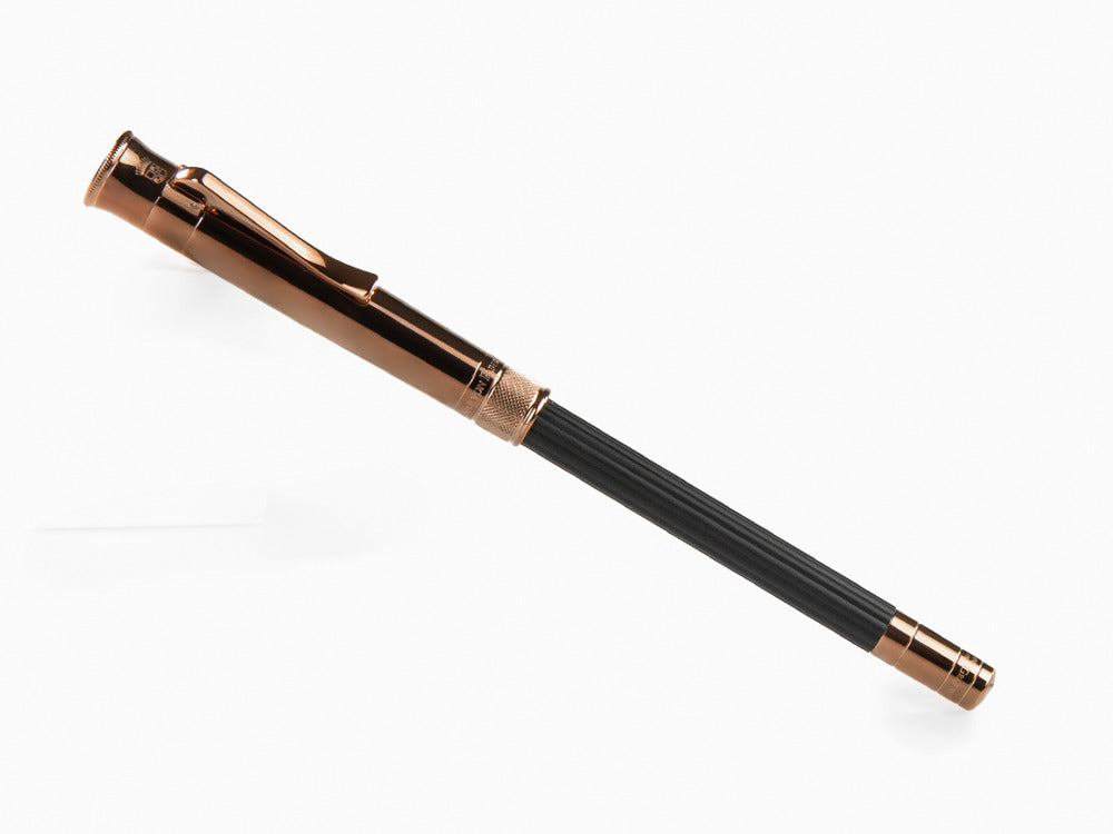 Graf von Faber-Castell Perfect Pencil Brown Edition, Ribbed, PVD, Black 118536