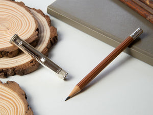 Graf von Faber-Castell Perfect Pencil, Cedar wood, 925 Silver Trim, 118566