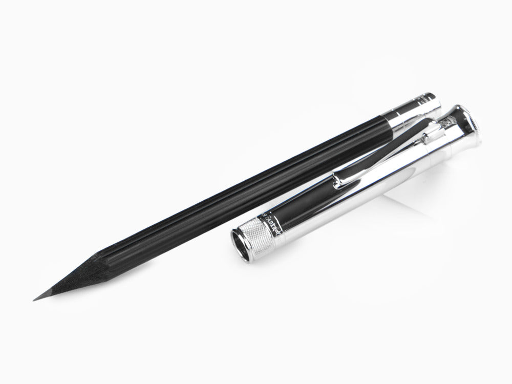 Graf von Faber-Castell Perfect Pencil, Cedar Wood, Platinum trim, Black 118568