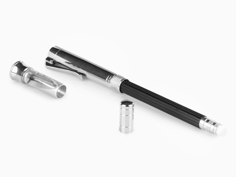 Graf von Faber-Castell Perfect Pencil, Cedar Wood, Platinum trim, Black 118568