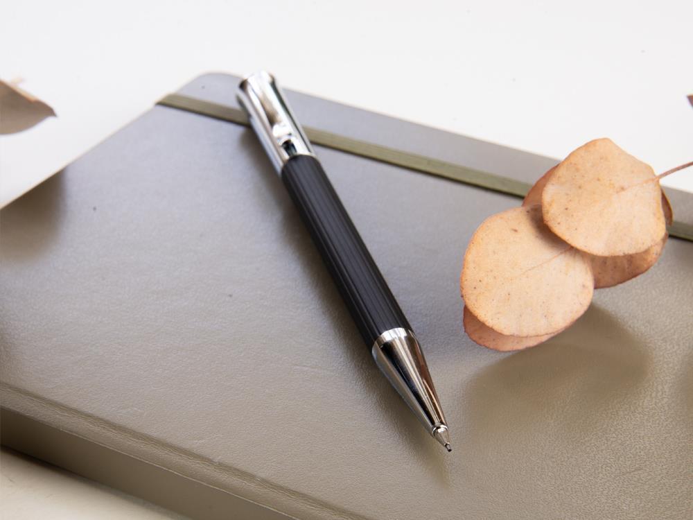 Graf von Faber-Castell Tamitio Mechanical pencil, Metal, Ribbed, Black, 131580