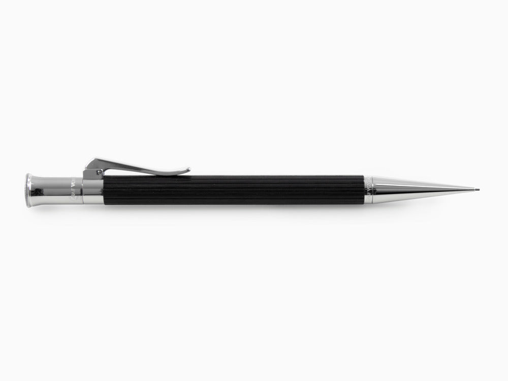Graf von Faber-Castell Classic Mechanical pencil, Ebony wood, Platinum, 0.7 mm