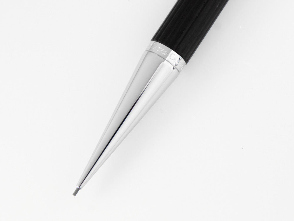 Graf von Faber-Castell Classic Mechanical pencil, Ebony wood, Platinum, 0.7 mm