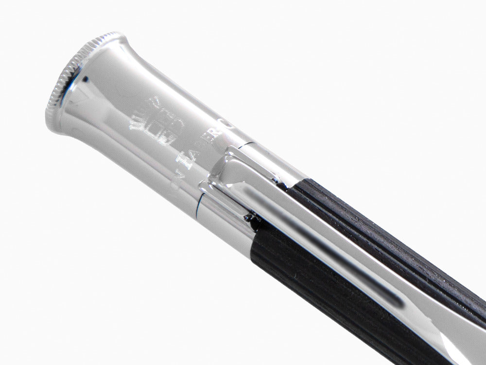 Graf von Faber-Castell Classic Mechanical pencil, Ebony wood, Platinum, 0.7 mm