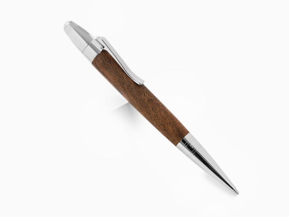 Graf von Faber-Castell Magnum Mechanical pencil, Walnut wood, Platinum, 136387