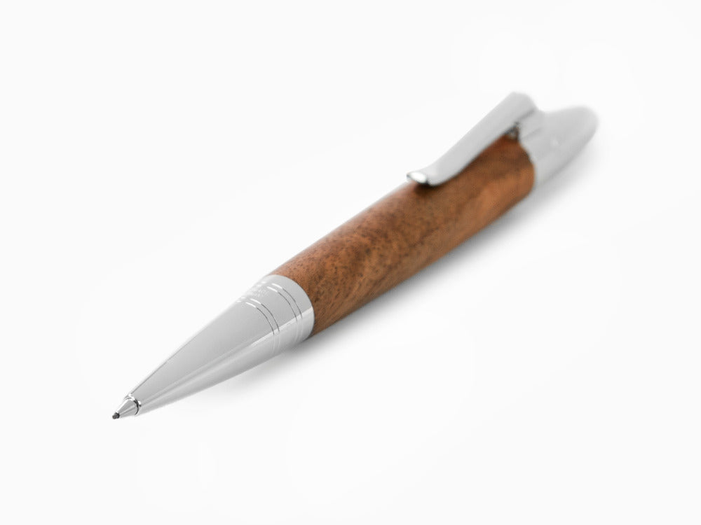 Graf von Faber-Castell Magnum Mechanical pencil, Walnut wood, Platinum, 136387