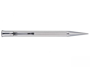 Graf von Faber-Castell Guilloche Mechanical pencil, Rhodium trim, 0.7 mm. 136534
