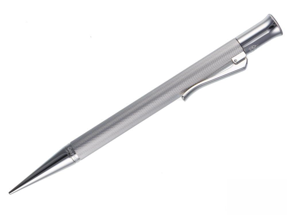 Graf von Faber-Castell Guilloche Mechanical pencil, Rhodium trim, 0.7 mm. 136534