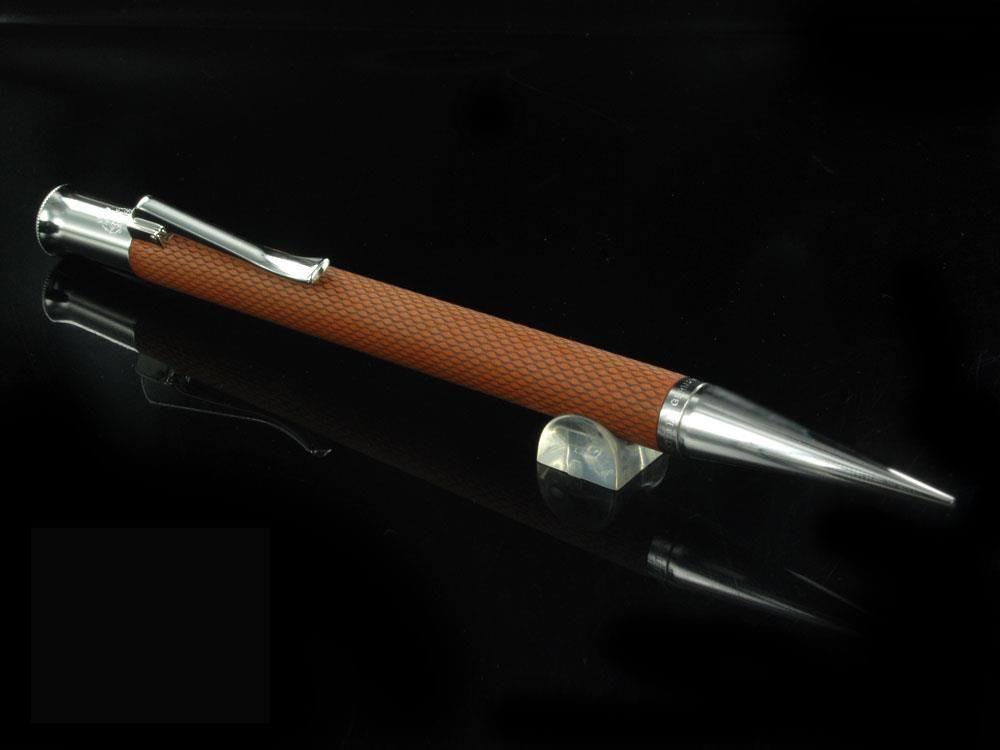 Graf von Faber-Castell Guilloche Mechanical pencil, Precious resine, Cognac