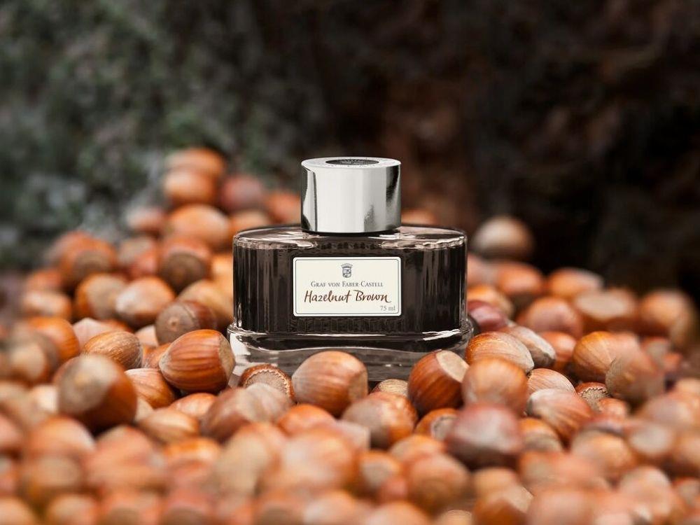 Graf von Faber-Castell Ink Bottle Hazelnut Brown, 75ml.