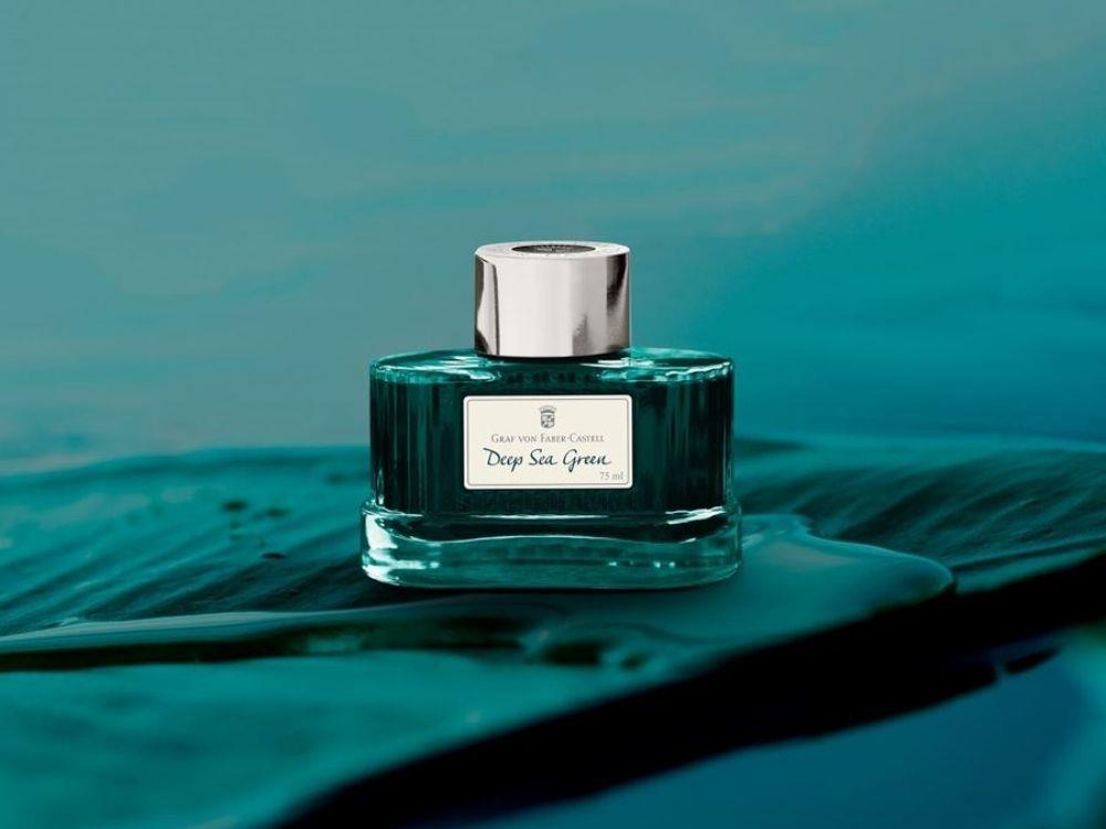 Graf von Faber-Castell Ink Bottle Deep Sea Green, 75ml., 141008