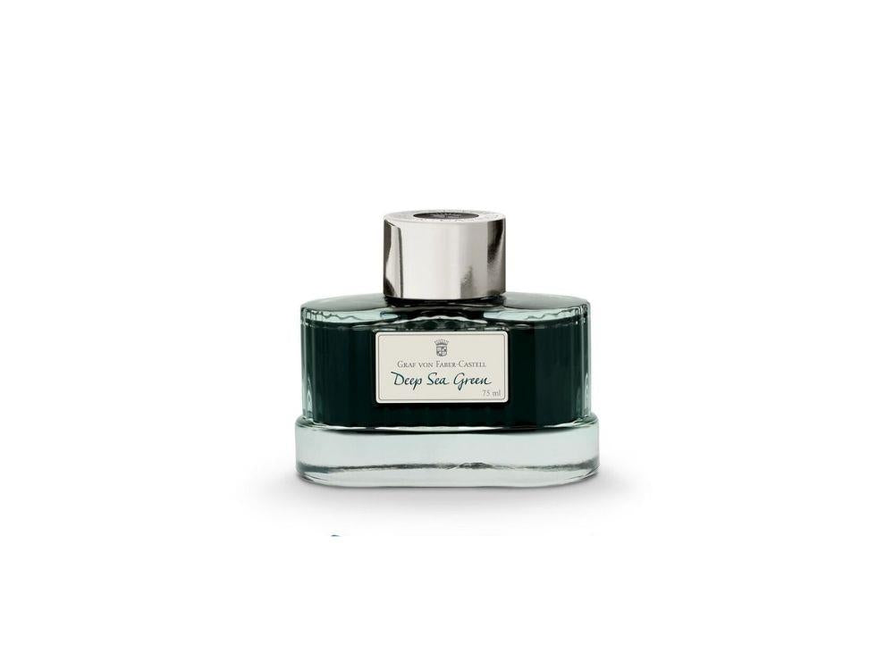 Graf von Faber-Castell Ink Bottle Deep Sea Green, 75ml., 141008