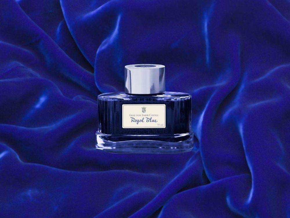 Graf von Faber-Castell Ink Bottle Royal Blue, 75ml., 141009