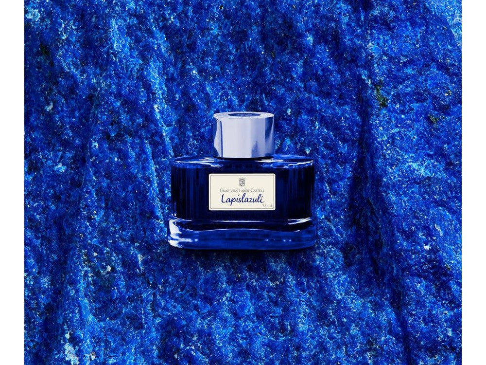 Graf von Faber-Castell Lapislazuli Ink Bottle, Blue, 75ml., 141023