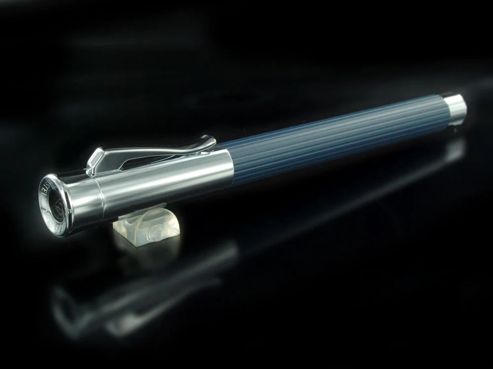 Graf von Faber-Castell Tamitio Rollerball pen, Metal, Ribbed, Navy Blue, 141573