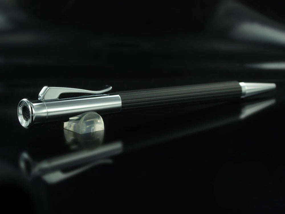Graf von Faber-Castell Tamitio Ballpoint pen, Metal, Ribbed, Black, 141580