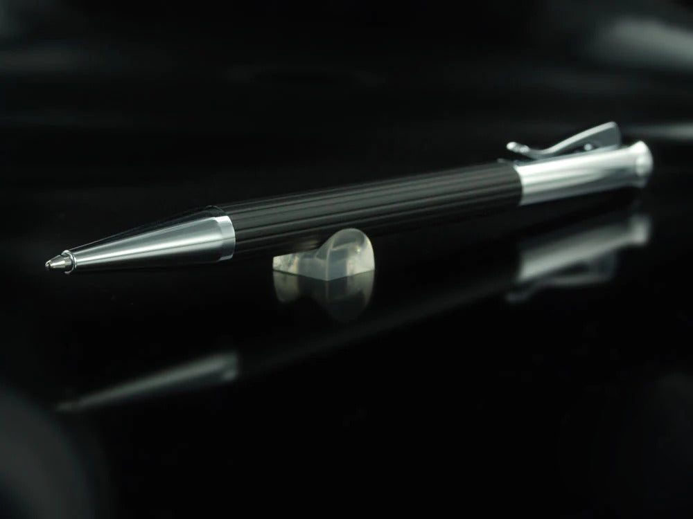 Graf von Faber-Castell Tamitio Ballpoint pen, Metal, Ribbed, Black, 141580