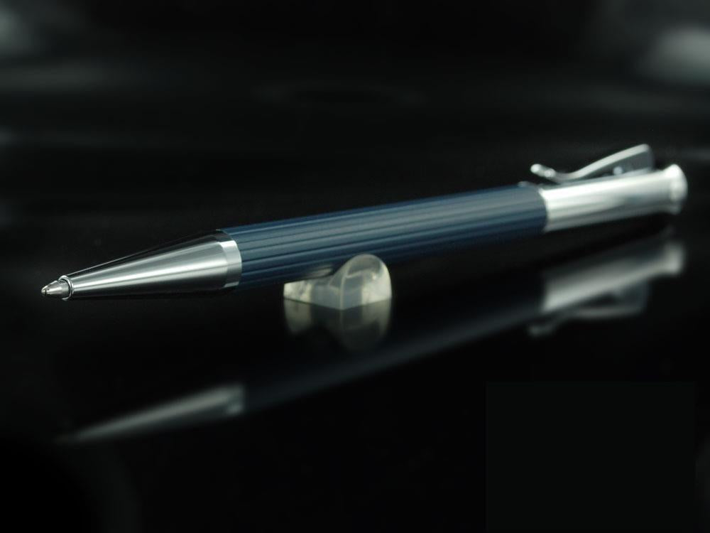Graf von Faber-Castell Tamitio Ballpoint pen, Metal, Ribbed, Navy Blue, 141583
