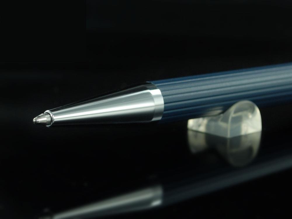 Graf von Faber-Castell Tamitio Ballpoint pen, Metal, Ribbed, Navy Blue, 141583