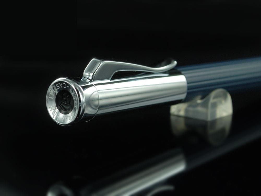 Graf von Faber-Castell Tamitio Ballpoint pen, Metal, Ribbed, Navy Blue, 141583