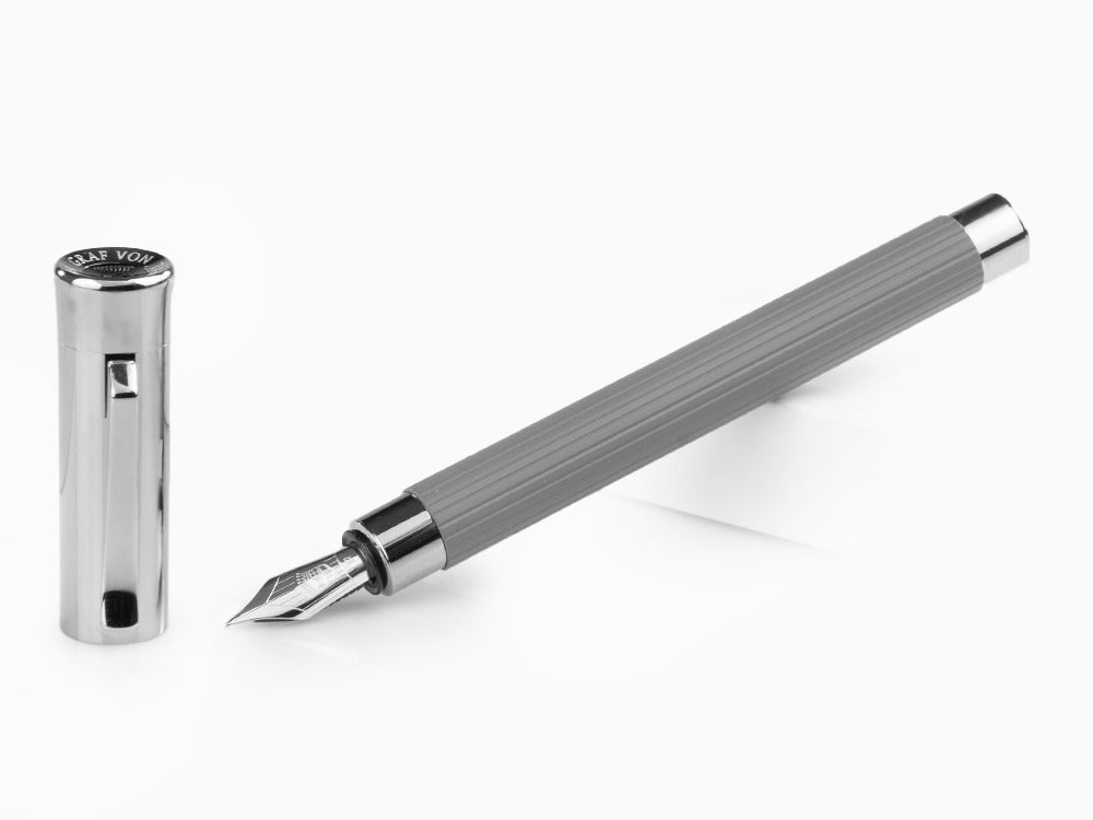 Graf von Faber-Castell Tamitio Stone Grey Fountain Pen, Lacquer, 141780
