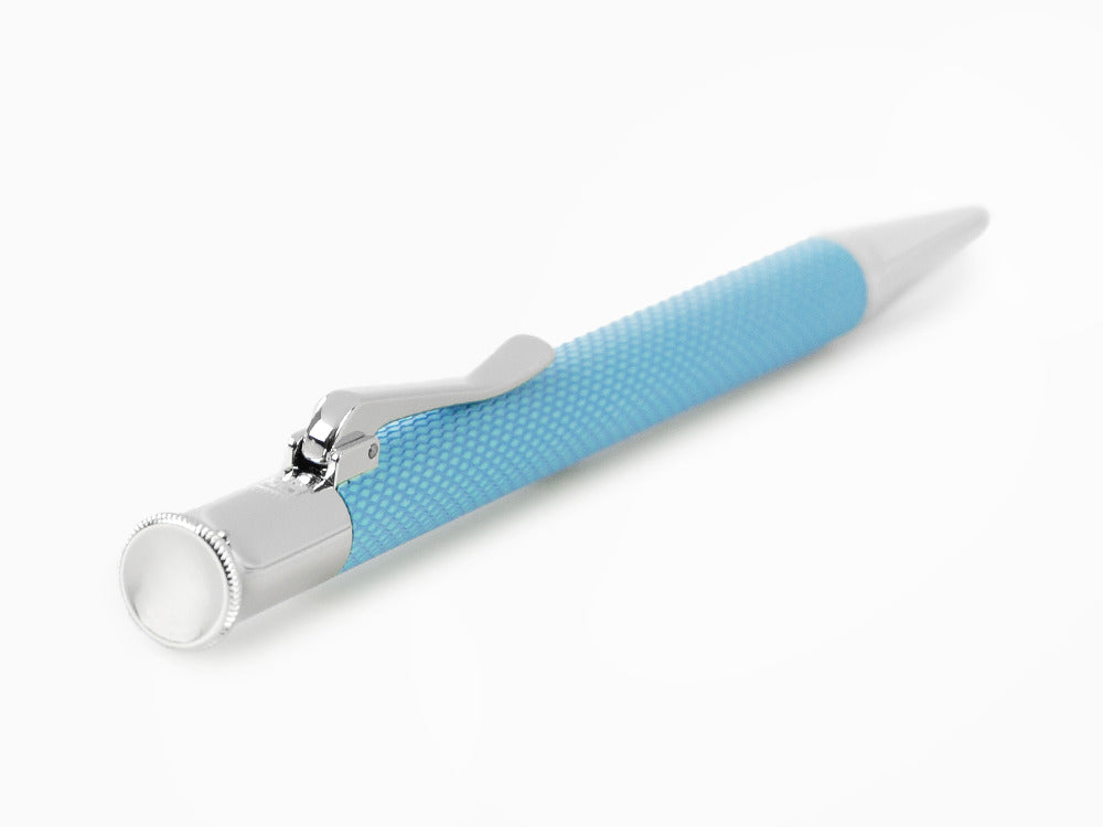 Graf von Faber-Castell Guilloche Gulf Blue Ballpoint pen, Precious resine