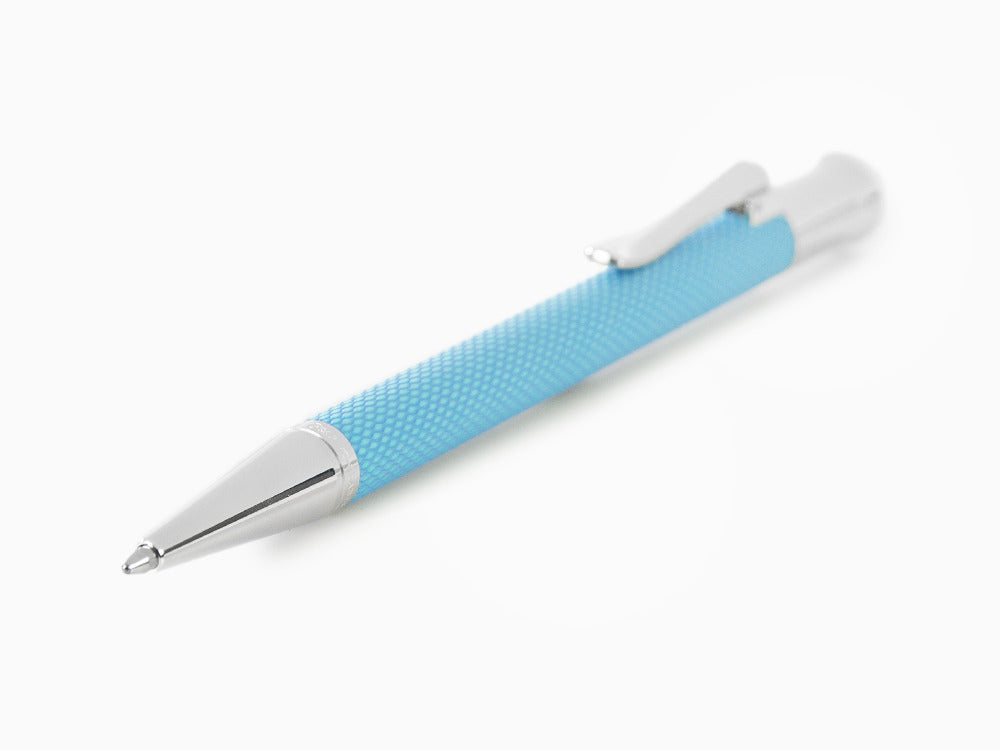 Graf von Faber-Castell Guilloche Gulf Blue Ballpoint pen, Precious resine