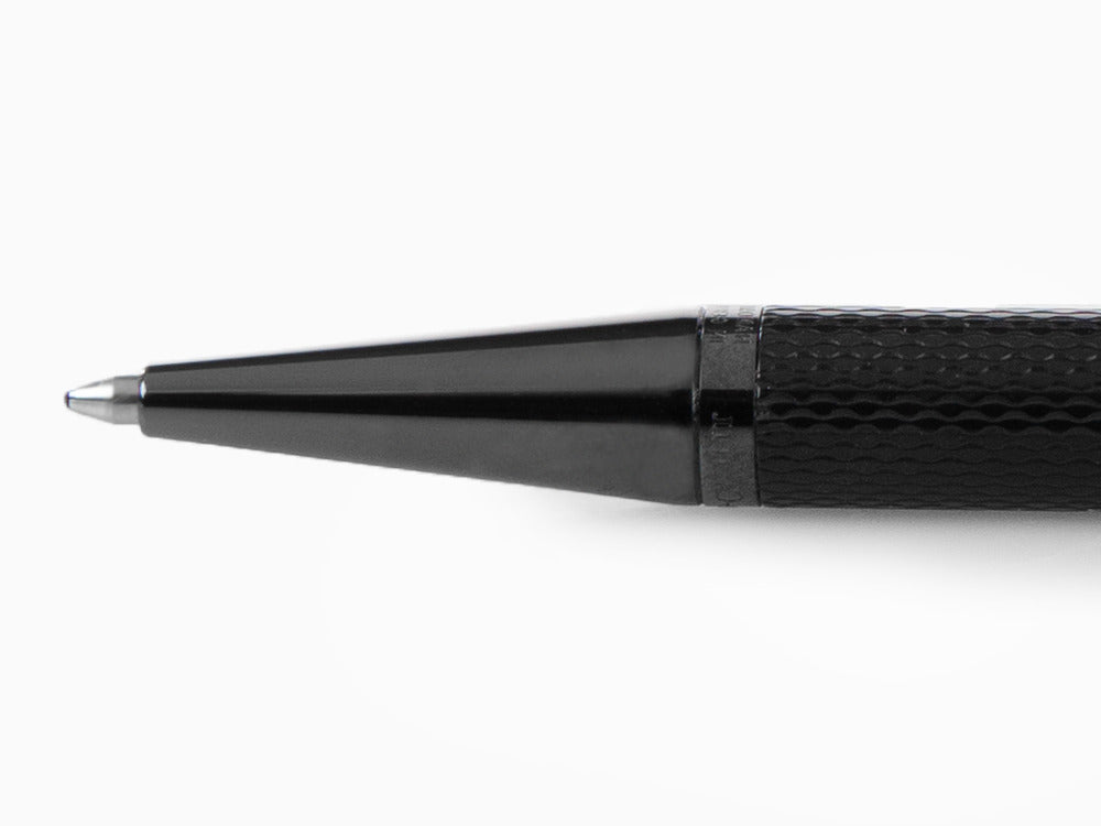 Graf von Faber-Castell Guilloche Black Edition Ballpoint pen, Resin, 145268