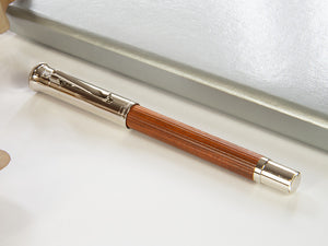 Graf von Faber-Castell Classic Rollerball pen, Pernambuco wood, Platinum,145510