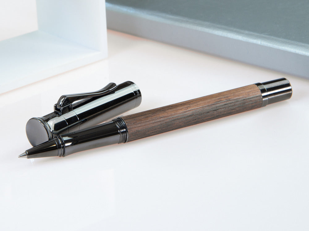 Graf von Faber-Castell Classic Macassar "Black Edition" Rollerball pen, 145516