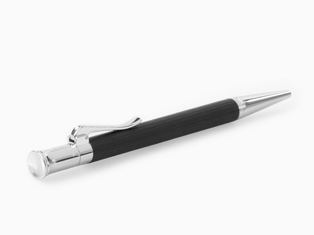 Graf von Faber-Castell Classic Ballpoint pen, Ebony wood, Platinum trim, 145531