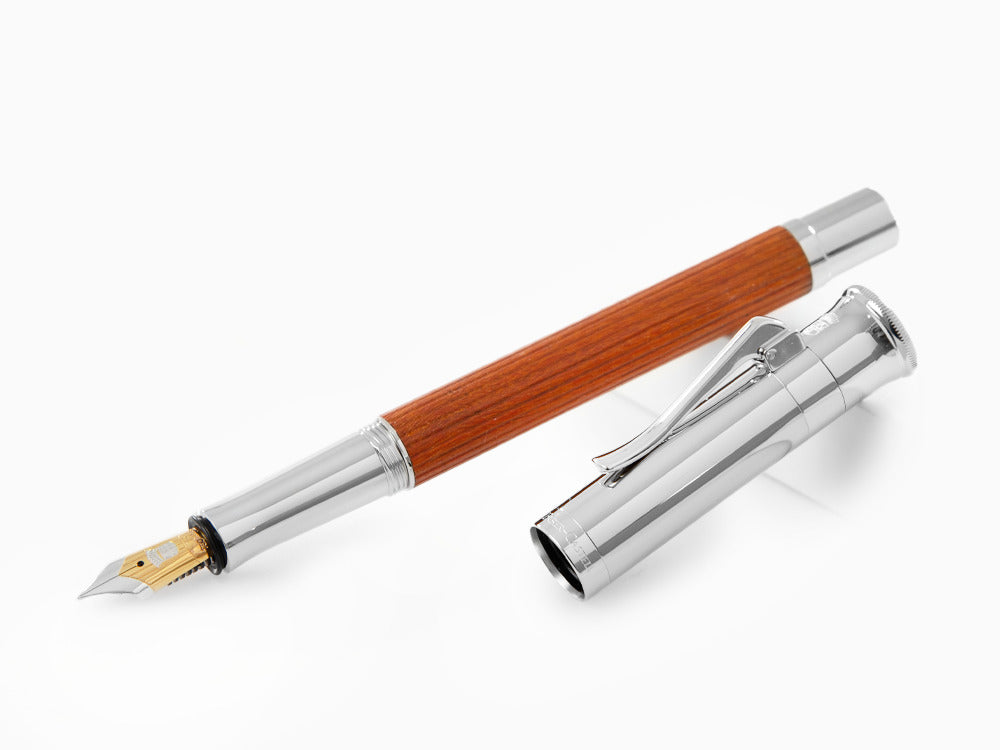 Graf von Faber-Castell Classic Fountain Pen, Pernambuco wood, Platinum