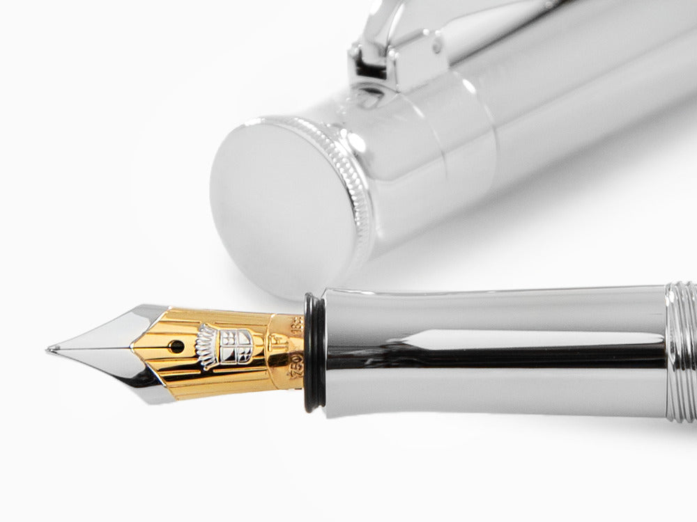 Graf von Faber-Castell Classic Fountain Pen, Pernambuco wood, Platinum