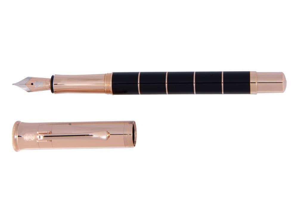 Graf von Faber-Castell Anello Rose Gold Fountain Pen, Resin, 145780
