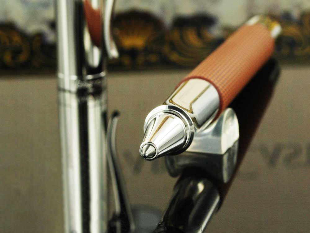 Graf von Faber-Castell Guilloche Rollerball pen, Precious resine, Cognac