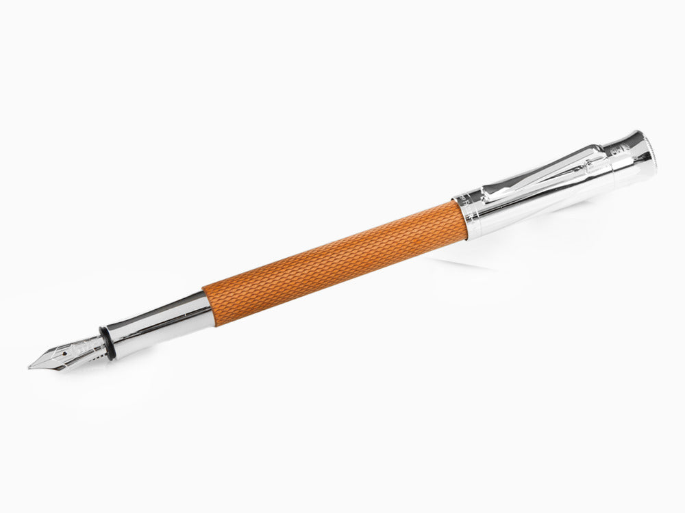 Graf von Faber-Castell Guilloche Fountain Pen, Precious resine, Cognac