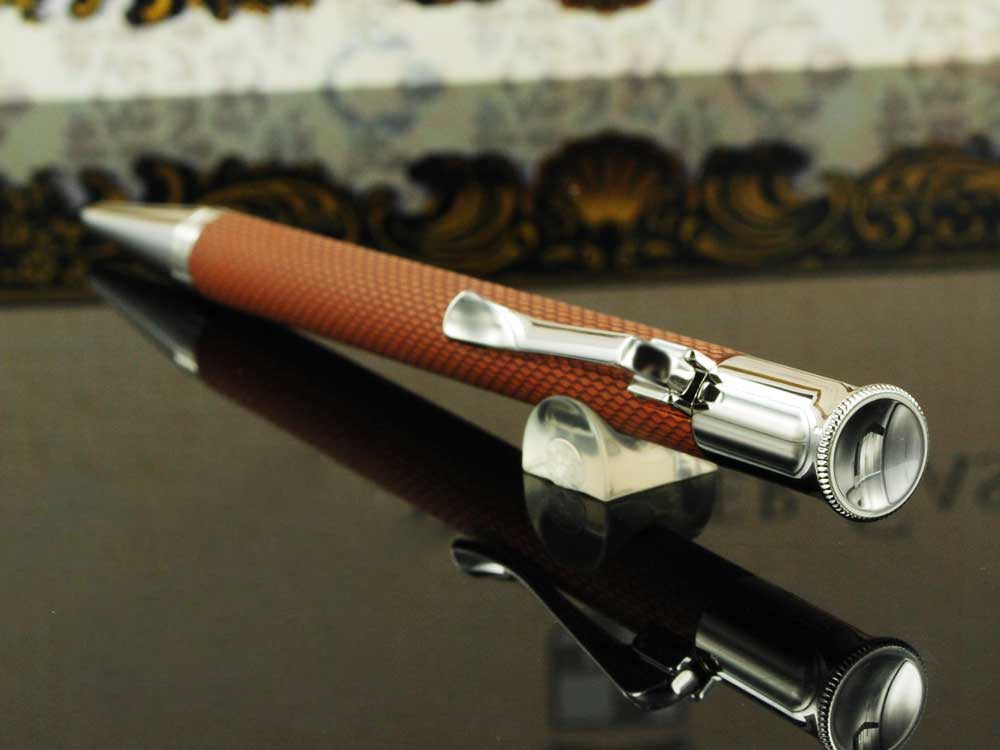 Graf von Faber-Castell Guilloche Ballpoint pen, Precious resine, Cognac, 146535