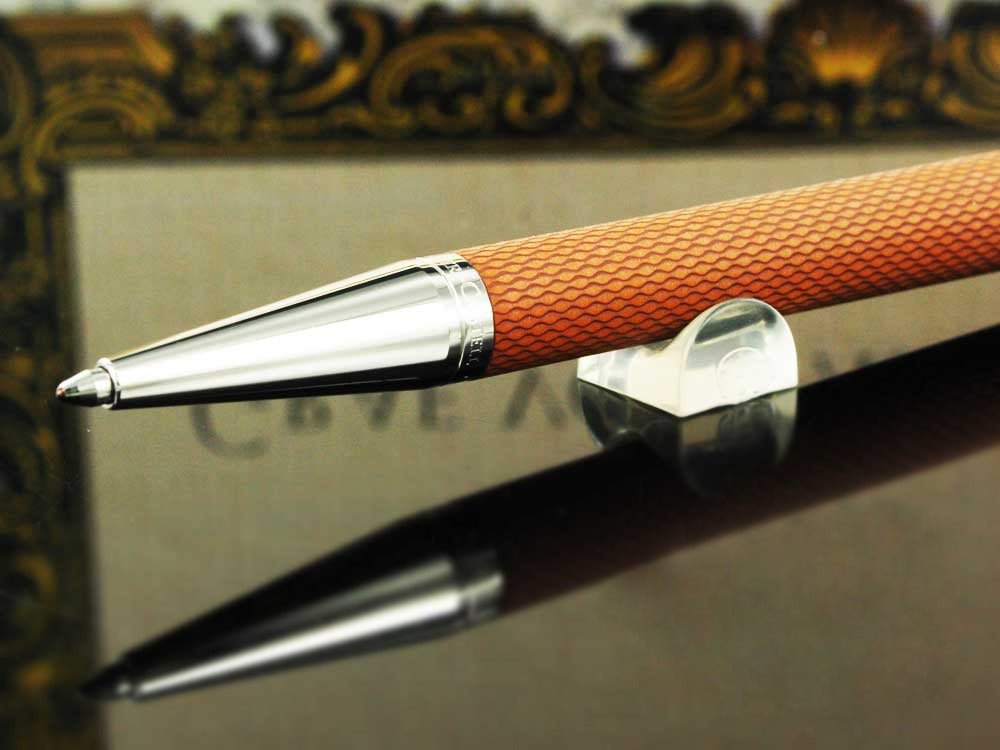 Graf von Faber-Castell Guilloche Ballpoint pen, Precious resine, Cognac, 146535
