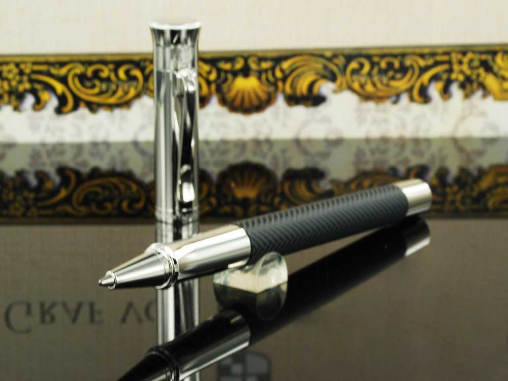 Graf von Faber-Castell Guilloche Ciselé Rollerball pen, Anthracite, 146710