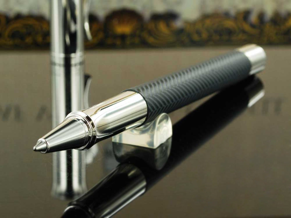 Graf von Faber-Castell Guilloche Ciselé Rollerball pen, Anthracite, 146710