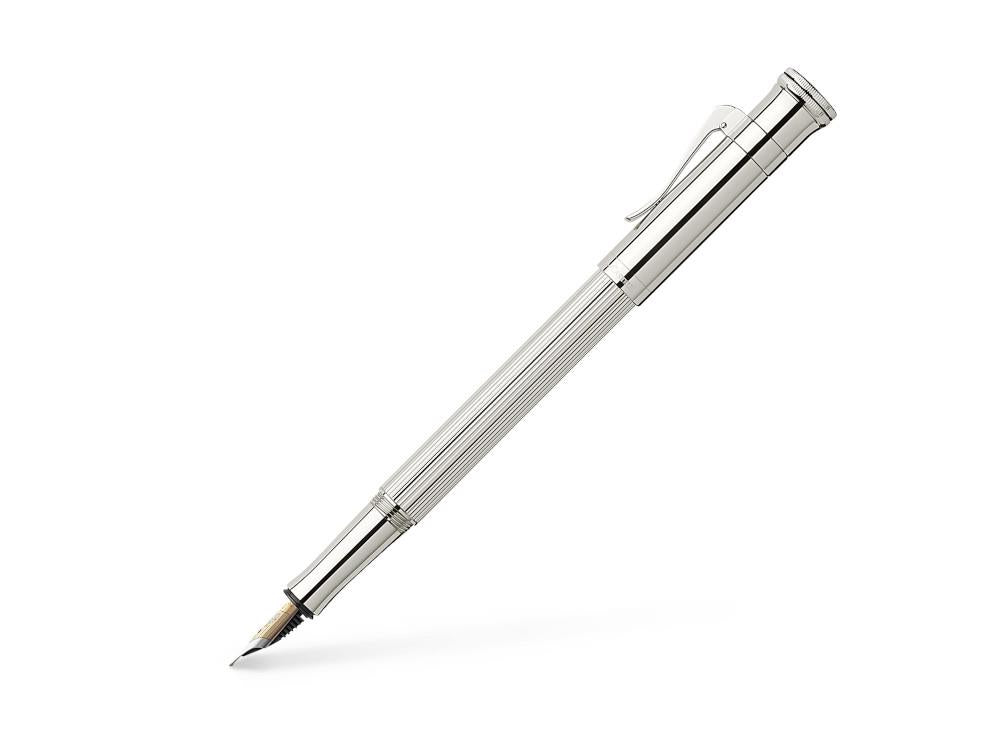 Graf von Faber-Castell Classic Fountain Pen, Silver .925, 148570